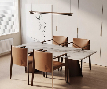Modern Dining Table And Chairs-ID:563014988