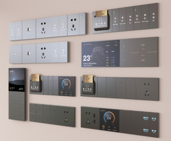 Modern Switch Socket Panel-ID:246232035