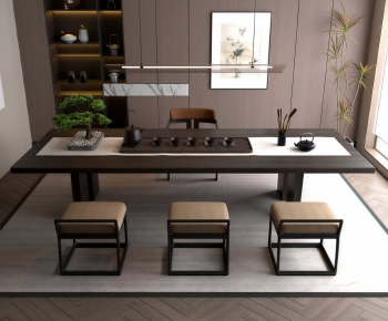 New Chinese Style Tea Tables And Chairs-ID:111022953