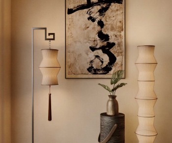 New Chinese Style Floor Lamp-ID:741022116