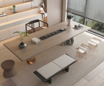 New Chinese Style Tea Tables And Chairs-ID:160737991