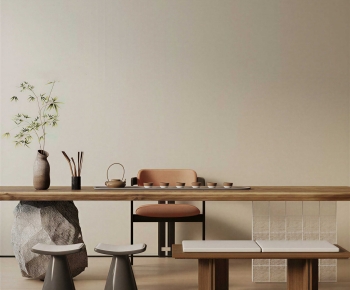 New Chinese Style Tea Tables And Chairs-ID:595928917