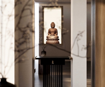 New Chinese Style Hallway-ID:199940923