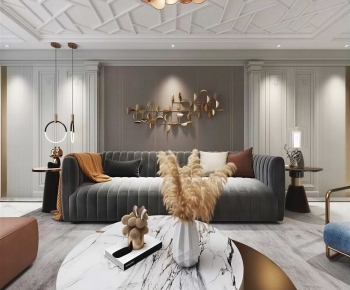 Modern A Living Room-ID:517249114