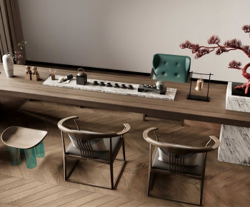 New Chinese Style Tea Tables And Chairs-ID:829660893