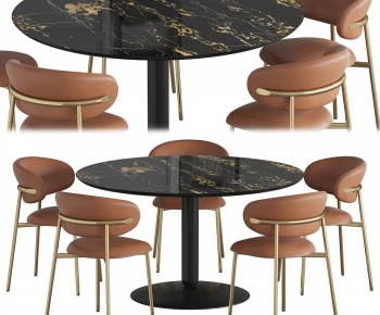 Modern Dining Table And Chairs-ID:378313068
