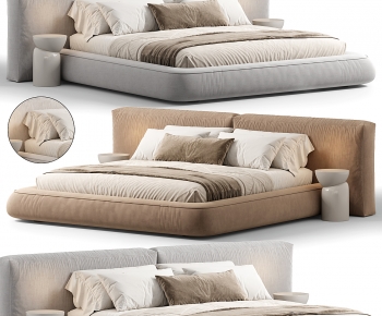 Modern Double Bed-ID:952630048