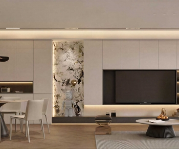 Modern A Living Room-ID:885611063