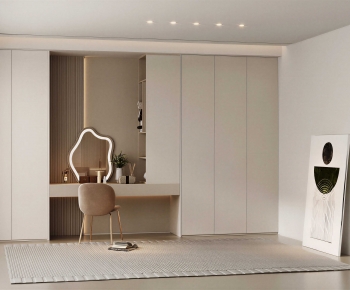 Modern Clothes Storage Area-ID:640373956