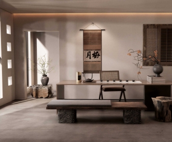 New Chinese Style Tea House-ID:623584995