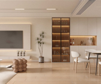 Modern A Living Room-ID:669648898