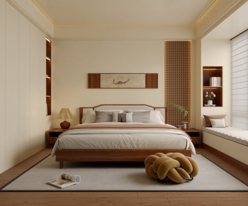 New Chinese Style Bedroom-ID:501441002