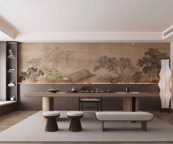 New Chinese Style Tea House-ID:947586067