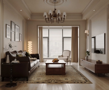 French Style A Living Room-ID:239605907