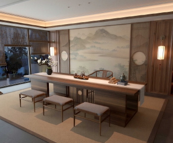 New Chinese Style Dining Room-ID:304306987