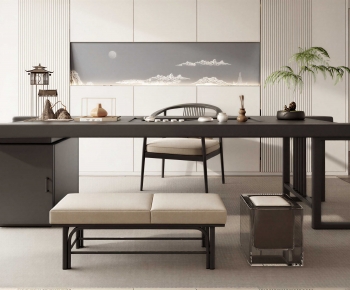 New Chinese Style Tea Tables And Chairs-ID:318327904