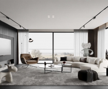 Modern A Living Room-ID:648246058