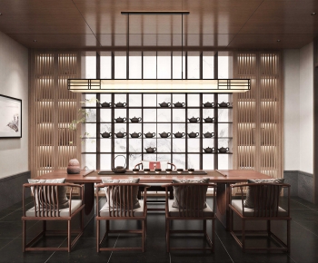 New Chinese Style Tea House-ID:931968938