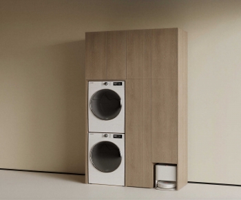 Modern Laundry Cabinet-ID:384521965