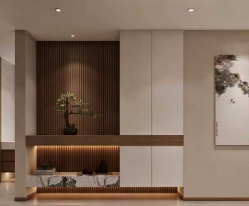 New Chinese Style Hallway-ID:222664129