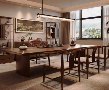 New Chinese Style Tea House-ID:254940996