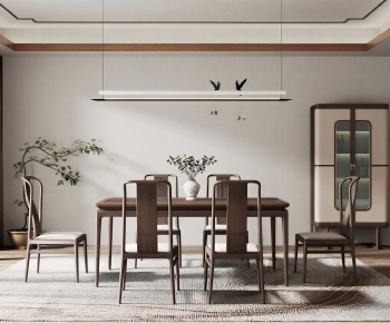 New Chinese Style Dining Room-ID:391618014