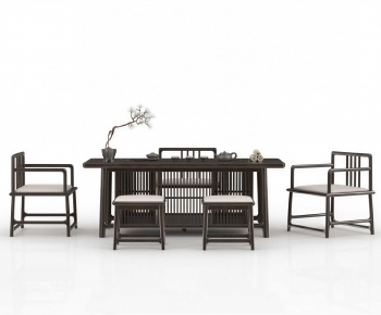 New Chinese Style Tea Tables And Chairs-ID:444900994