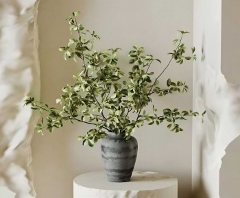 Wabi-sabi Style Aquatic Green Plant-ID:642806055