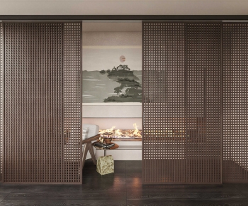 New Chinese Style Sliding Door-ID:345278025
