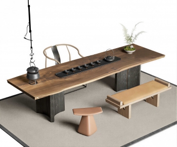 New Chinese Style Tea Tables And Chairs-ID:237381944