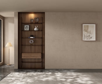 Wabi-sabi Style TV Wall-ID:429814106