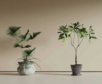 New Chinese Style Ground Green Plant Potted Plants-ID:944268943