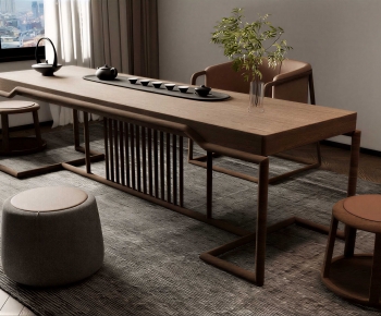 New Chinese Style Tea Tables And Chairs-ID:843584061