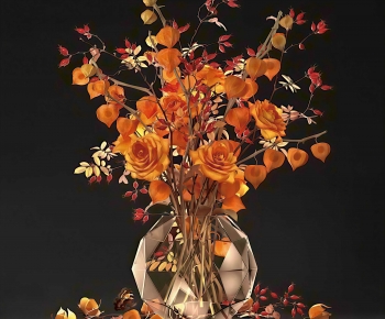 Modern Flower Arrangement-ID:387197026