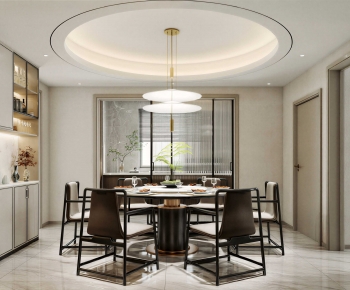 New Chinese Style Dining Room-ID:531301981