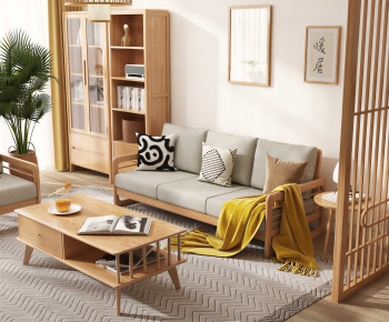 Japanese Style Sofa Combination-ID:824528934