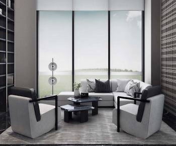 Modern Office Living Room-ID:934240867