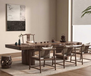 New Chinese Style Tea Tables And Chairs-ID:945372103