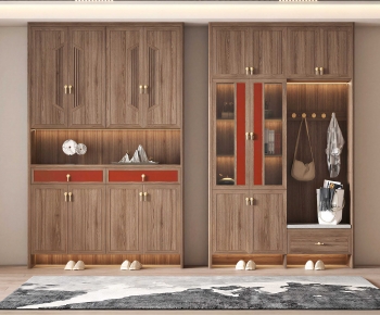 New Chinese Style Shoe Cabinet-ID:754123931