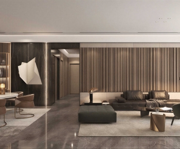 Modern A Living Room-ID:664248943