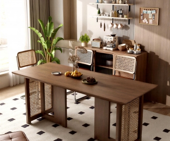 Modern Dining Table And Chairs-ID:722824105