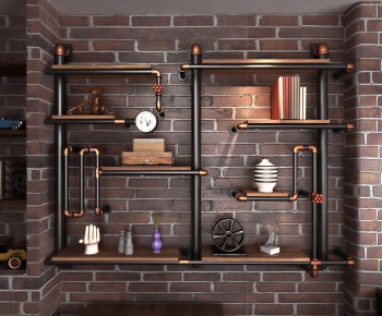 Industrial Style Shelving-ID:663528924