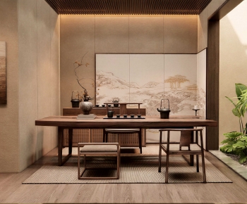 New Chinese Style Tea House-ID:554691081