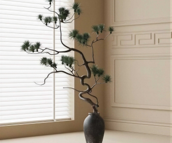 New Chinese Style Ground Green Plant Potted Plants-ID:526603943