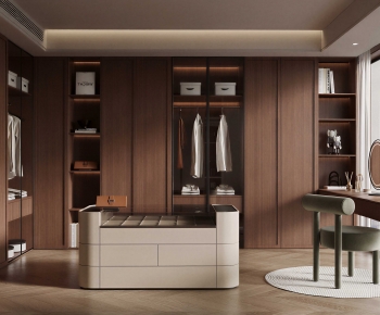 Modern Clothes Storage Area-ID:377670059