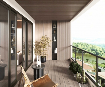 Modern Leisure Balcony-ID:529951108