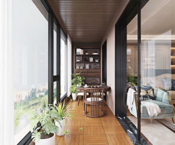Modern Leisure Balcony-ID:868907937