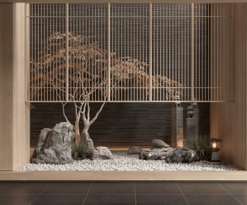 New Chinese Style Plant Landscaping-ID:596851111