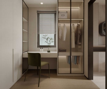 Modern Clothes Storage Area-ID:364569904