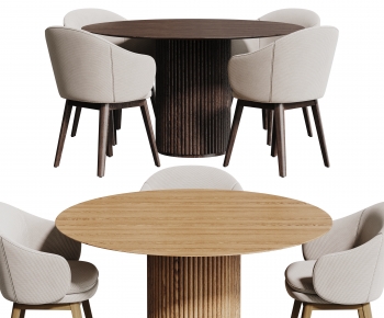 Modern Dining Table And Chairs-ID:879774099